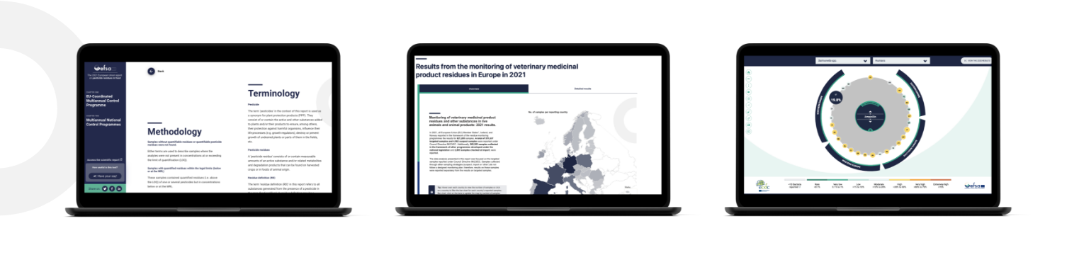 Interactive visualisations redesign